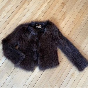 Michael Kors authentic real fur jacket
